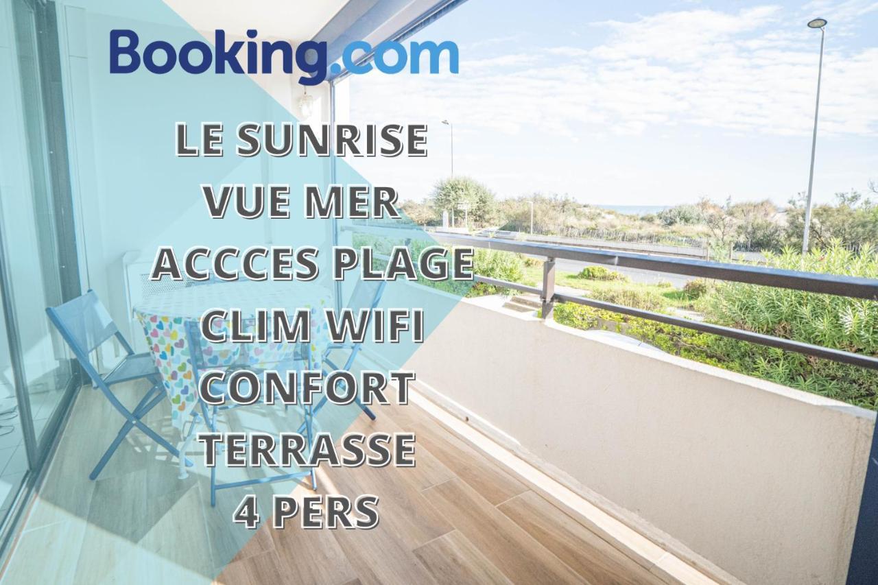 Le Sunrise: Beachfront Comfort with Sea Views and Dual Terraces La Grande-Motte Exterior photo